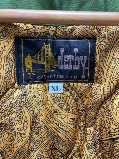 商品画像：derby of sanfrancisco/ジャケット/XL/ポリエステル/GRN/無地 4