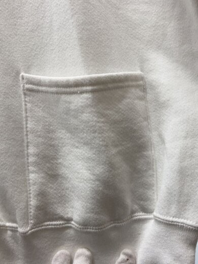 商品画像：スウェットカーディガン/90s/usa製/one/コットン/WHT/無地 9