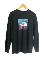 L/S DIGITAL LOGO TEE_ロングスリーブデジタルロゴティー/L/コットン/BLK