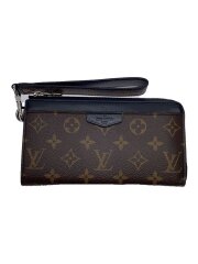 ジッピー・ドラゴンヌ_モノグラム・マカサー_BLK/レザー/BRW/メンズ