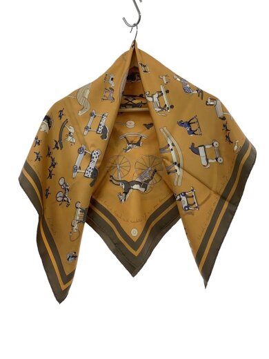 商品画像：スカーフ/シルク/CML/レディース/Raconte moi le Cheval/お馬の話をして 1