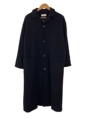 コート/2/ウール/NVY/8194J-002/カシミヤ混/リバーステンカラー