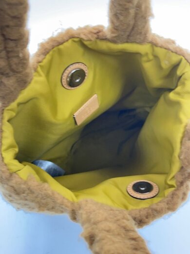 商品画像：ハンドバッグ/ウール/BRW 6