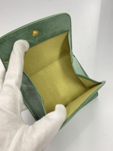 商品画像：財布/レザー/グリーン/レディース/LZYS-7008/フォグレザー 5