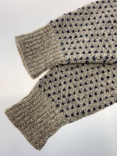 商品画像：カーディガン(厚手)/L/ウール/GRY/80S/バーズアイ 4