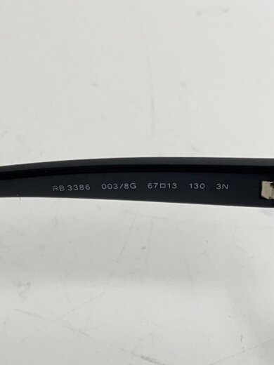 商品画像：サングラス/ティアドロップ/プラスチック/BLK/BLK/メンズ/RB3386 5