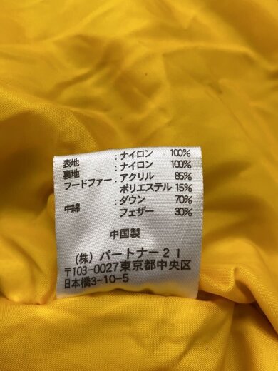 画像：POLO JEANS CO.ダウンジャケット/S/ナイロン/KHK/CC-MJ-NW29904