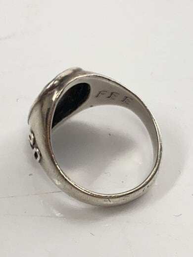 商品画像：リング/--/7号/SLV/メンズ/スカル 3