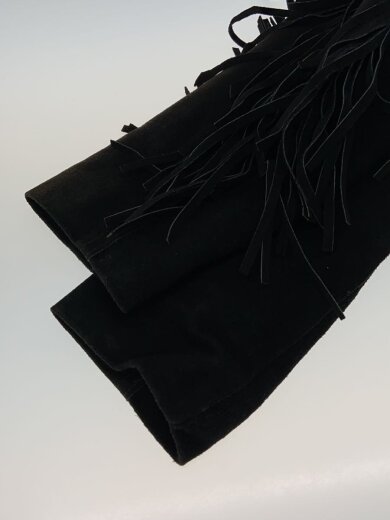 商品画像：レザージャケット・ブルゾン/36/レザー/BLK/ウエスタン/フリンジ/USA製/ 4