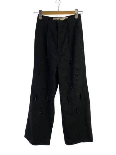 商品画像：ボトム/38/ポリエステル/BLK/ストライプ/31241466103/Bijou Pants 1