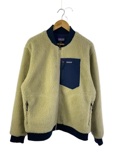 商品画像：レトロX・ボマー・ジャケット_ベージュ/L/ポリエステル/BEG 1
