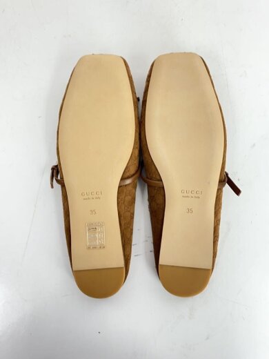 商品画像：フラットパンプス/35/BRW/スウェード/ホースビット/バレエ/ミュールパンプス 4