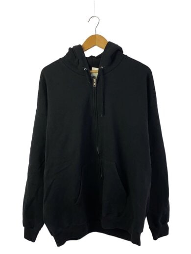 商品画像：ジップパーカー/コットン/BLK/無地/2XL/HEAVYWEIGHT 1