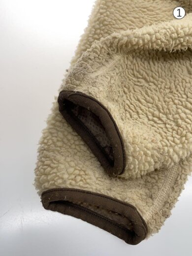 商品画像：フリースジャケット/S/ポリエステル/BEG/23055f9 4