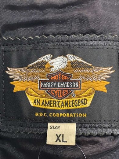 商品画像：ベスト/XL/レザー/BLK 3