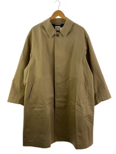 商品画像：コート/4/コットン/BEG/KW42-117-02/バルカラーコート/チンスト付き 1