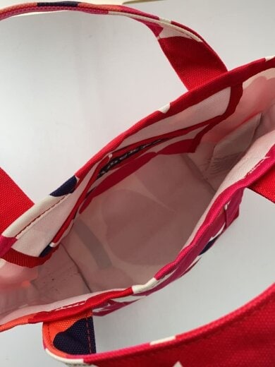 商品画像：ハンドバッグ/コットン/RED/花柄/048294/103635 6