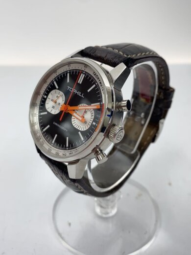 商品画像：手巻腕時計/アナログ/レザー/BLK/BRW/TL025G 2