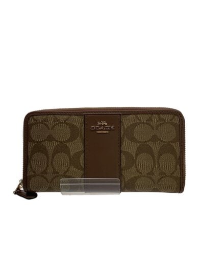 商品画像：長財布_シグネチャー/PVC/BRW/レディース// 1