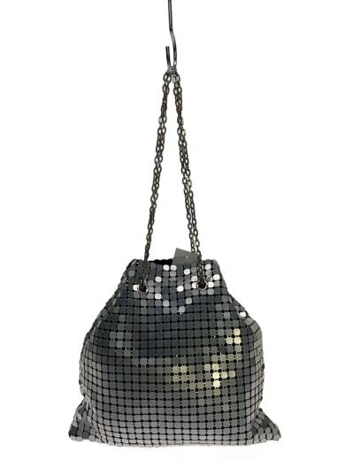 商品画像：ハンドバッグ/SLV/メタル巾着// 1