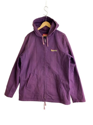 商品画像：14SS/Denim Hooded Coaches Jacket/Gonz Logoジャケット/XL/コットン/パー// 1