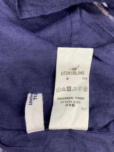 商品画像：長袖ブラウス/--/リネン/ネイビー/UT241BL045// 4