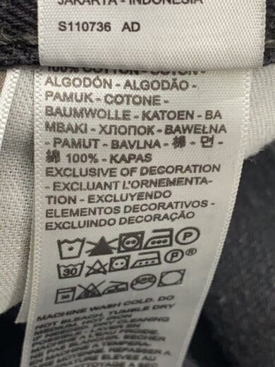 商品画像：ボトム/34/コットン/BLK/00550-0260// 5