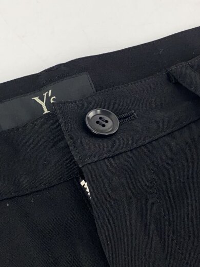 画像：Y’sボトム/2/ウール/ブラック/YL-P02-1008