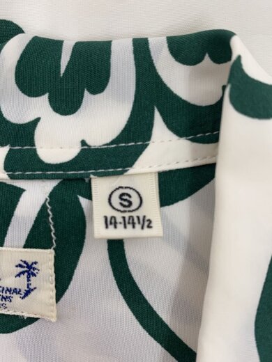 商品画像：アロハシャツ/S/レーヨン/GRN/SS38041/HAWAIIAN PAREU// 4