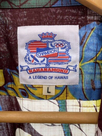 商品画像：ALOHA SHIRT/アロハシャツ/L/コットン/BRW/総柄/DK39093 3