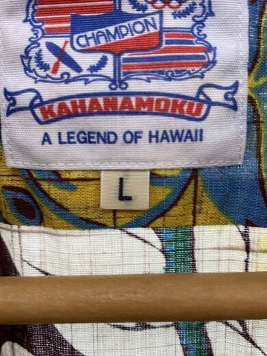 商品画像：ALOHA SHIRT/アロハシャツ/L/コットン/BRW/総柄/DK39093 4