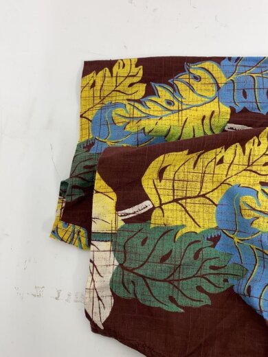 商品画像：ALOHA SHIRT/アロハシャツ/L/コットン/BRW/総柄/DK39093 6