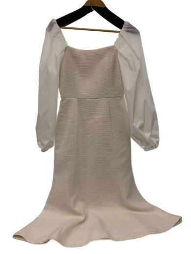 商品画像：長袖ワンピース/M/ポリエステル/WHT/1123530662-0 1