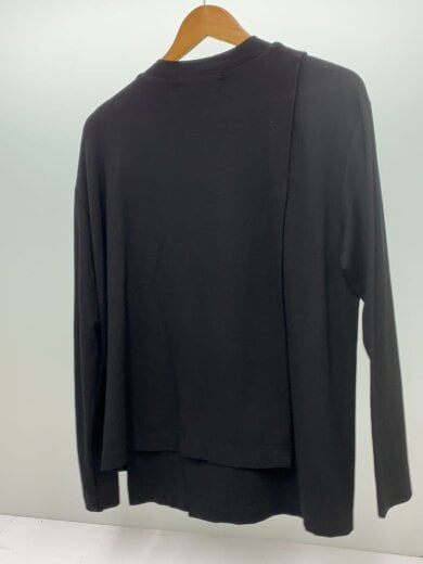 商品画像：カットソー/1/レーヨン/BLK/無地/18-SS-022/アシンメトリープルオーバー// 2