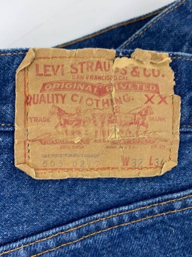 商品画像：ストレートパンツ/70s/VT/505/チェーン/実寸W31/デニム/インディゴ/ボタン裏8 4