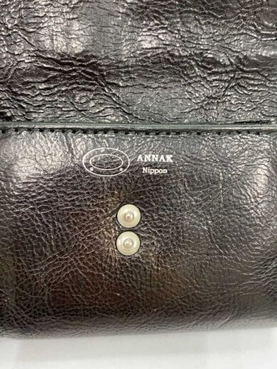 商品画像：2つ折り財布/レザー/BLK/メンズ 3