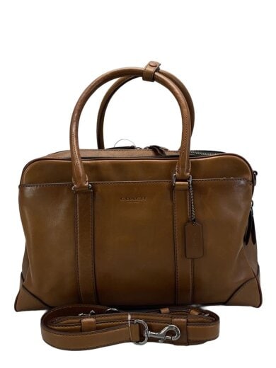 商品画像：ボストンバッグ/レザー/BRW 1