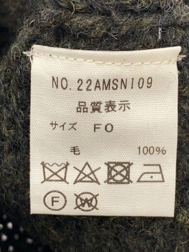 商品画像：ニット・セーター(厚手)/FREE/ウール/KHK/22AMSNI09 4