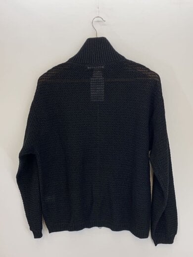 商品画像：カーディガン(厚手)/M/リネン/BLK/8328-1-000001 2