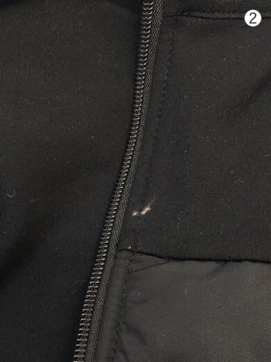 商品画像：ジップパーカー/S/レーヨン/BLK/無地/OW25BD013 7