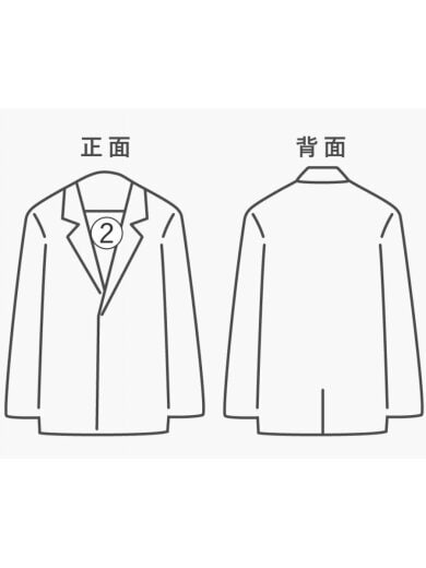 商品画像：ジップパーカー/S/レーヨン/BLK/無地/OW25BD013 8