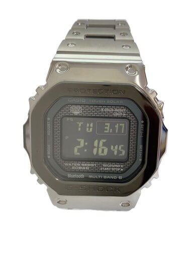 商品画像：ソーラー腕時計_G-SHOCK/デジタル/ステンレス/BLK/SLV// 1