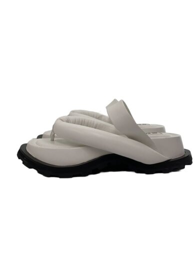 商品画像：サンダル/39/WHT/JS36046A/プラットファームレザーサンダル 1