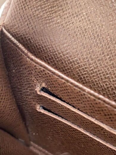 商品画像：ポルト・モネ・ビエ・トレゾール_ダミエ・エベヌ/PVC/BRW/レディース 8