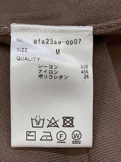 商品画像：ワンピース/M/レーヨン/BEG/gfa23aw-op07/ボリュームスリーブフレアワンピース 4