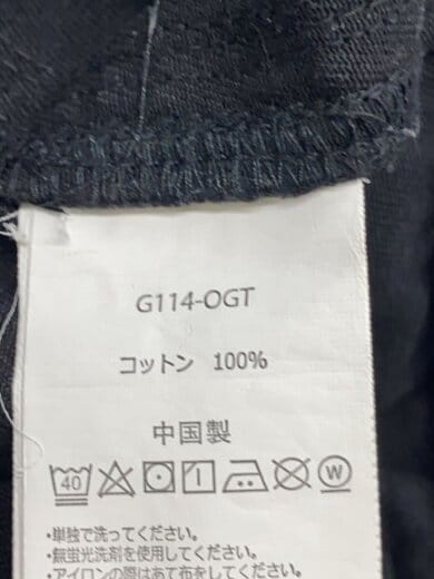 商品画像：ボトム/M/コットン/BLK/無地/G114-OGT/LOOSE TAPERED RIDGE PANT// 5