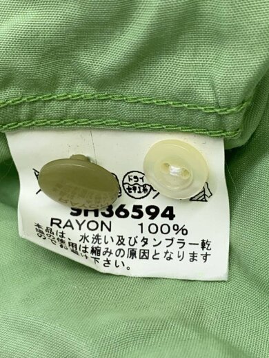 商品画像：アロハシャツ/M/レーヨン/GRN/総柄/SH36594// 4