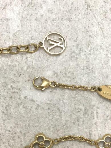 画像：LOUIS VUITTONブレスレット/ステンレス/GLD/M68127/フラワーフル/OB0148/Italy製3
