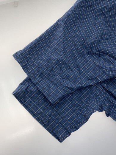 商品画像：半袖シャツ/FREE/コットン/BLU/チェック/E02-PS24S 5