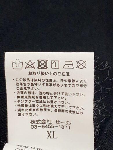 商品画像：Tシャツ/XL/コットン/BLK 4